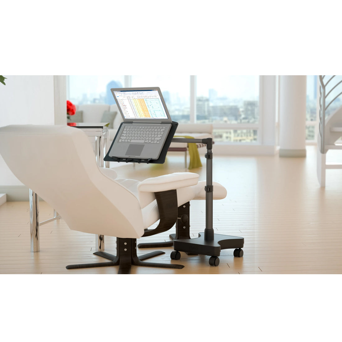 LEVO - Rolling Laptop Workstation Stand LEVO - Rolling Laptop Workstation Stand